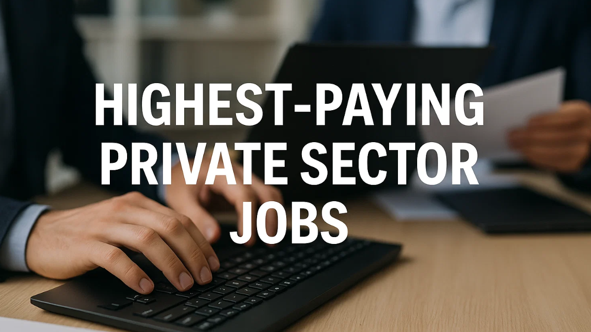 Highest-Paying Private Sector Jobs
